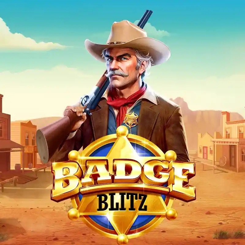 Badge Blitz logo – Slots by Pragmatic Play at Twin Casino