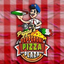 Enjoy Peppe’s Pepperoni Pizza Plaza by Pragmatic Play – logo hosted on twincasinoo.gr